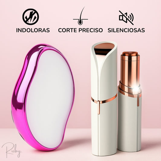Pack Lady® - Depiladora Cristal + Depiladora Facial