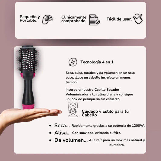 Cepillo 4 en 1 + Depiladora corporal + Depiladora facial