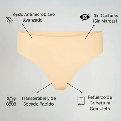 Pack 3 + 3 GRATIS Bombachas Invisibles Absorventes Ruby®