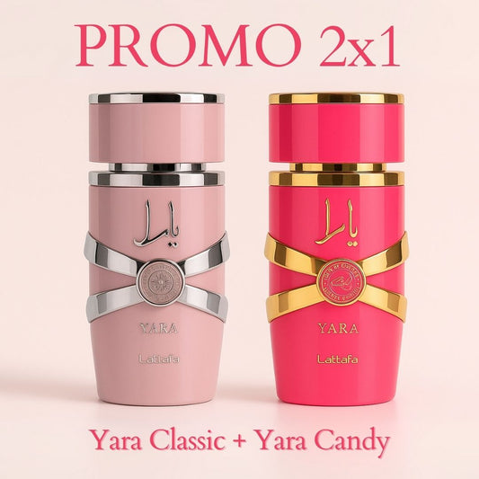 2x1 | LIQUIDACIÓN! Perfumes Árabes Originales Yara Classic + Yara Candy Lattafa 100ml